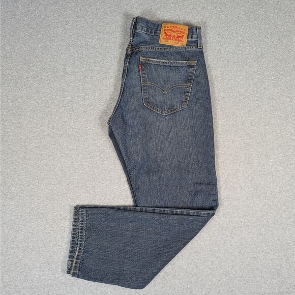 Levi’s 559 Relaxed Straight Fit Jeans Mens W33 Medium Wash Y2K Utility Retro - Picture 2 of 13